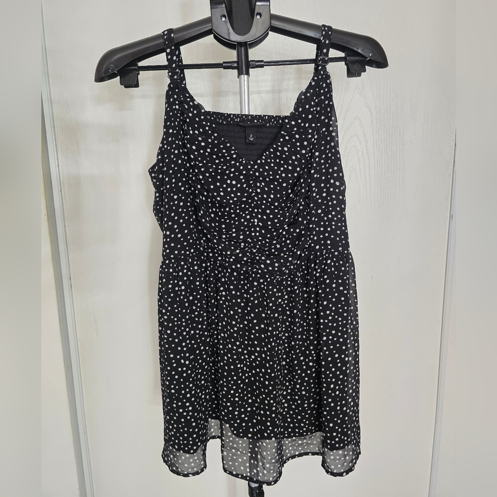 Torrid Black And White Blouse